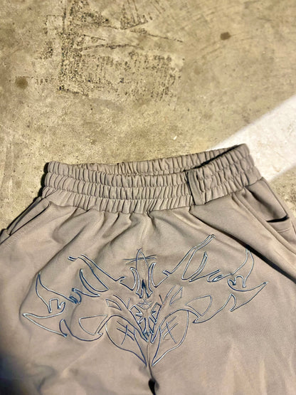 Grey Butterfly Sweatpants