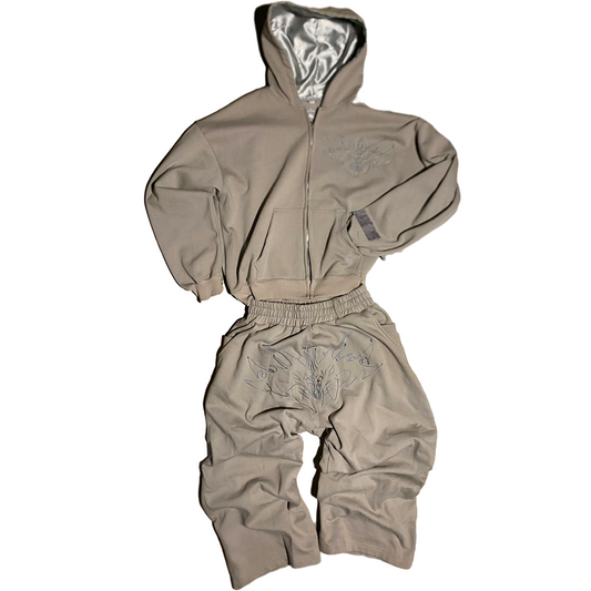 Grey Butterfly Tracksuit