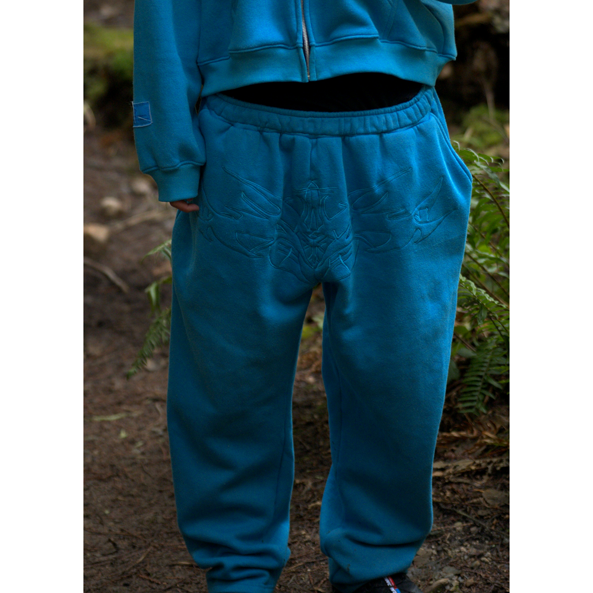 Blue Butterfly Sweatpants