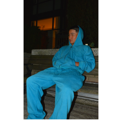 Blue Butterfly Sweatpants