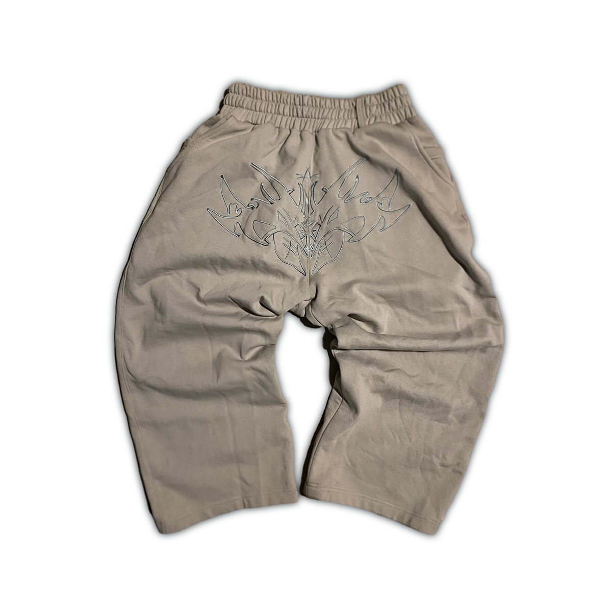 Grey Butterfly Sweatpants