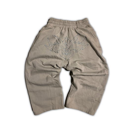 Grey Butterfly Sweatpants