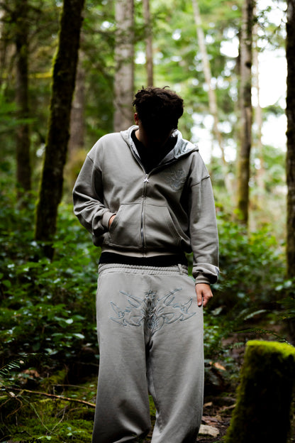 Butterfly Zip Up Hoodies