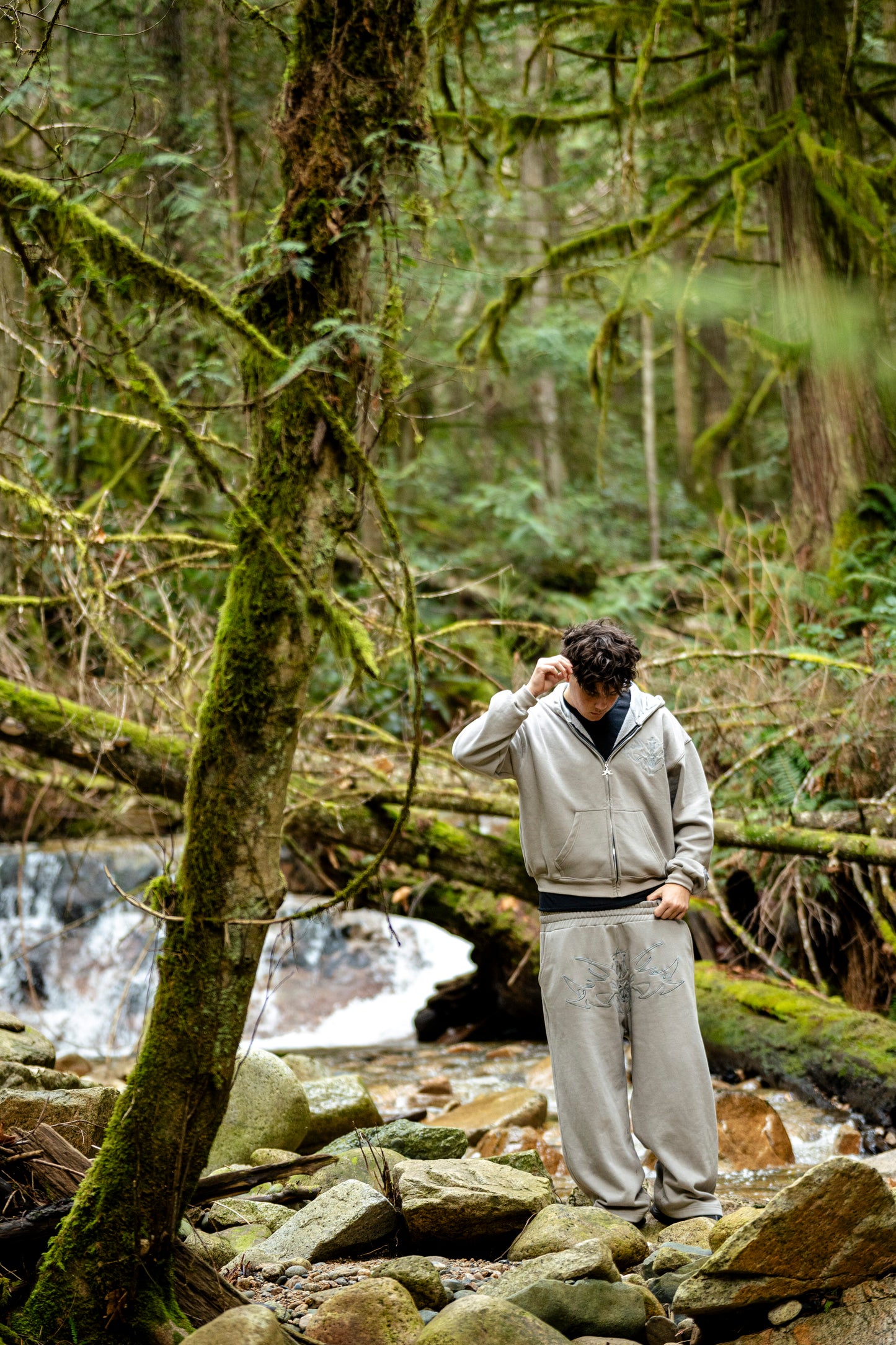 Grey Butterfly Tracksuit